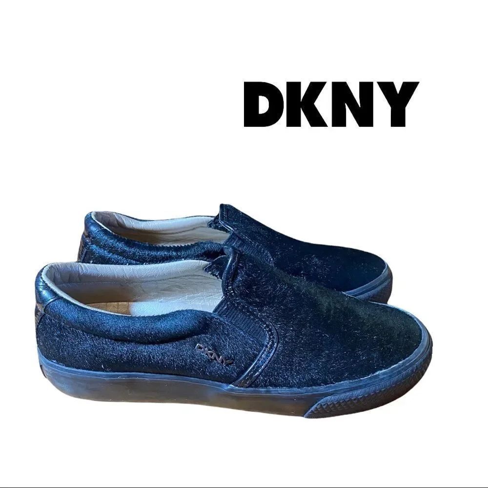 DKNY Women's Black Slip-on Sneakers Loafers 7